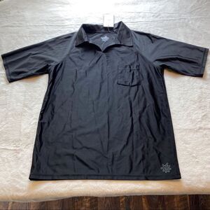 UV Skinz Black Polo Style Shirt New With Tags Size Large